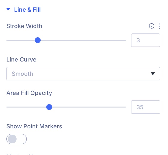 Prime Charts - Settings - Line & Fill Prime Charts - Settings - Line & Fill